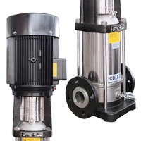 Pompa Pendorong Tekanan Air Multistage Vertikal Sentrifugal Stainless Steel Seri CNP CDLF12 50HZ
