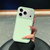 Coque de téléphone antichoc mate couleur bonbon pour iPhone 17 Pro Max 16 15 14 13 – Étui rafraîchissant en gelée pour hommes et femmes, idéal pour l'été