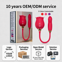 Vibrateur à succion Rose, stimulateur clitoridien, étanche, rechargeable par USB, jouets sexuels, masseur pour femmes, vente en gros, CE RoHS, 12 couleurs