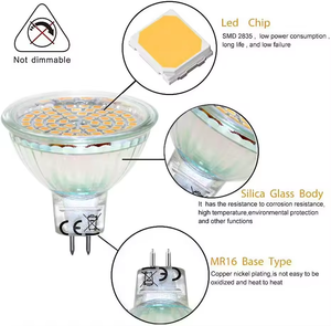 <span class=keywords><strong>LED</strong></span> MR16 5W 24V <span class=keywords><strong>50W</strong></span> <span class=keywords><strong>Halogen</strong></span> thay thế gu5.3 bi-pin cơ sở MR16 - Product Image 3