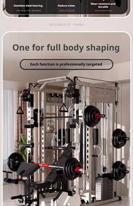 Máquina de Gimnasio Compacta Smith: Equipo de Ejercicio Silencioso para el Hogar - Product Image 5