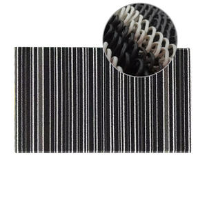 Non toxique Heavy Duty PVC tissé rayure boucle Piles gratter entrée sale intérieur extérieur tapis de sol antidérapant avant bienvenue porte tapis - Product Image 4