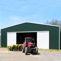 Kits de hangar préfabriqués en acier léger personnalisés, pour barndominium, entrepôt, hangar agricole, atelier préfabriqué, soudure