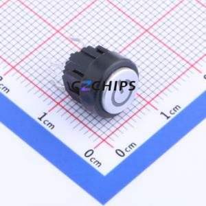 TM-001-D1-04 Tactile Switch Through hole Component (THT),6x6mm Switch Single Pole Single Throw Round Button 2.6N Through Hole - Product Image 1