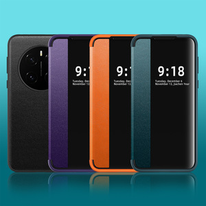 เคสหนังเรียบแบบกึ่งโปร่งใส เหมาะสำหรับ Honor Magic7 Pro สไตล์ธุรกิจ ป้องกันการตกกระแทกแบบเต็มตัว สำหรับ Magic7 ของแท้จากโรงงาน - Product Image 1