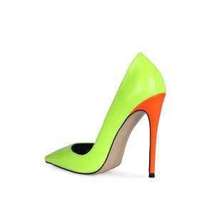 Grosir Pabrik <span class=keywords><strong>Chengdu</strong></span> sepatu pump wanita elegan Pu seksi Stiletto sepatu hak tinggi tunggal - Product Image 4