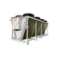 Refroidisseur à air sec avec ventilateur axial et compresseur à vis pour groupe électrogène diesel, système de refroidissement par eau du carter moteur, capacité de refroidissement de 30 kW à 2 MW