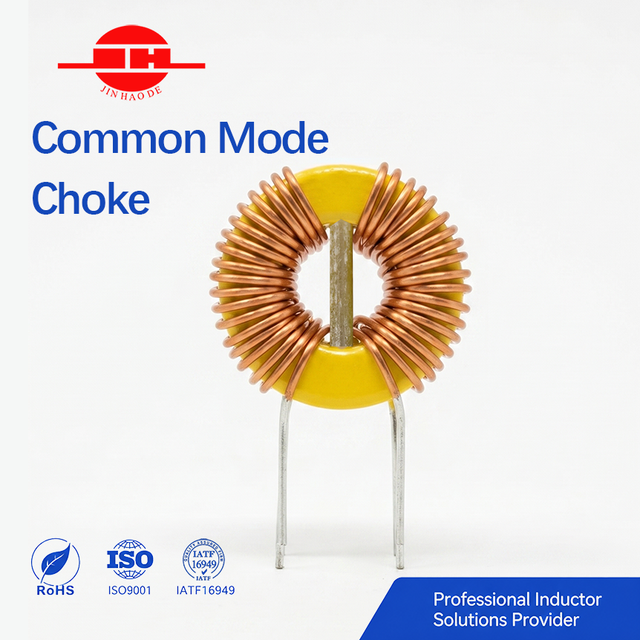Ioupled Inductor CMC Dual-Winding 4 Pin Common Mode Choke Fe-Si-Al Core Toroidal Inductor