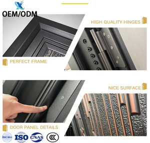 <span class=keywords><strong>Porte</strong></span> de sécurité en acier de conception chinoise moderne, personnalisée OEM/ODM, pour <span class=keywords><strong>entrée</strong></span> principale <span class=keywords><strong>d</strong></span>'<span class=keywords><strong>appartement</strong></span> - Product Image 4