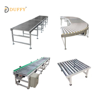 Convoyeur à rouleaux professionnel en acier inoxydable personnalisé pour le transport en ligne droite pour les usines de fabrication