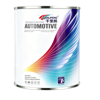 Tinte Automotriz Rojo Hierro Transparente 1K, Pintura de un Solo Componente Rojo Marrón de Alta Transparencia para Reparación de Carrocería de Vehículos