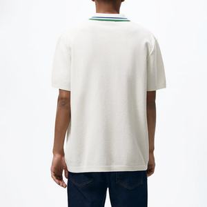 Polos Homme 100 % Coton. Polos en tricot blanc - Product Image 2