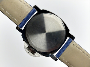 Pa-ner-ai thương hiệu nổi tiếng cổ điển lu-pam777 màu xanh khâu đơn giản sang trọng cơ khí chuyển động ban đêm ánh sáng đôi đồng hồ nam - Product Image 3