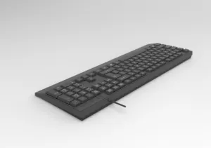 ODM USB-kabel gebundene Computer tastatur in voller Größe Low Profile Office-Tastatur für Windows Mac PC Laptop
