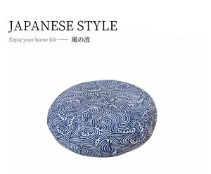 เบาะรองนั่งสมาธิแบบดั้งเดิม ดีไซน์โยคะ มายา แคป็อก ทำด้วยผ้าลินินแท้ บรรจุเปลือกบัควีท ทรงกลม ผ้าฝ้าย ซัฟู - Product Image 2