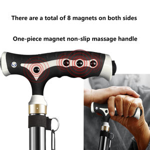 歩行棒2025新しい調節可能なテレスコピック医療用杖LEDライトと磁気ハンドル付きカスタムカラー - Product Image 4