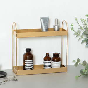 558Corner Bathroom Shelf Shower 2 Tier, Rack Wall Mounted Bathroom Shelf with Adhesive, Storage Organizer for Toilet and Kitchen