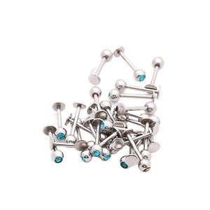 <span class=keywords><strong>Piercing</strong></span> para los labios, joyería <span class=keywords><strong>de</strong></span> cristal, labret, acero inoxidable, <span class=keywords><strong>piercing</strong></span> para el cuerpo, tragus - Product Image 3