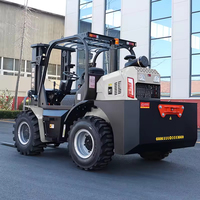 Chariot élévateur diesel robuste de 3 tonnes, 3,5 tonnes, 4 tonnes, 5 tonnes, 6 tonnes, 8 tonnes, 10 tonnes, homologué CE EPA, hydraulique, tout-terrain, pour la construction