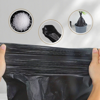 Sacs en plastique HDPE jetables, recyclables, respectueux de l'environnement, avec poignée, personnalisables avec logo, pour l'emballage alimentaire, les déchets et la literie