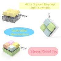 Nouveau testeur de commutateurs mécaniques personnalisé pour filles, porte-clés mignon 3D Anime avec capuchon de touche, pour Kuromi My Melody, breloque de sac, cadeau