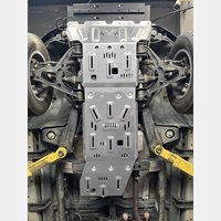 Plaque de protection de châssis en alliage d'aluminium et de magnésium de 8 mm pour BAIC BJ40 BJ41 2.0T Essence 2024, protection du moteur, tout-terrain 4x4, argenté