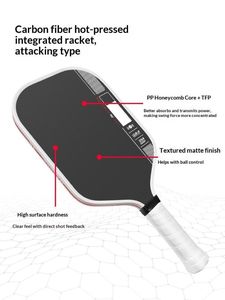 Paleta de Pickleball BEN JOHNS IV TFP Pro Player Edition, Alta Calidad, Duradera, Ligera, Aprobada por la USAPA, Fibra de Carbono Gen 4 de 16 mm - Product Image 3