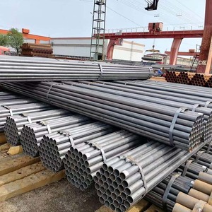 Tubo di acciaio al carbonio saldato nero 33.4mm 42.2mm 60.3mm ASTM/ API certificato <span class=keywords><strong>per</strong></span> impalcature 6m/12m di lunghezza - Product Image 6