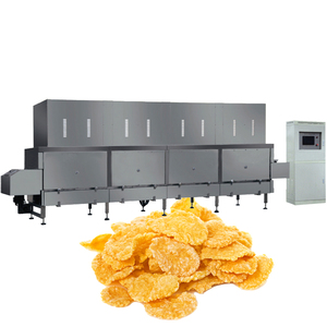 Máquina automática de procesamiento de copos de maíz horneado, línea de extrusora de cereales, nueva condición, cereales de desayuno, Chocos, producción de copos de maíz - Product Image 3