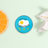 Spedizione Diretta di Badge Rotondi Personalizzati Stampati, Spille Personalizzate con Cartoni Animati, Citazioni Ispiratrici, Figure di Animali e Piante