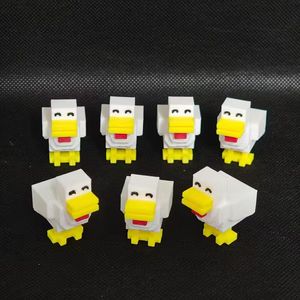 Patos Impresos en 3D, Animales Estilo Pixel, Ideales para Decoración de Habitaciones, Decoración de Fiestas, Regalos Perfectos para Navidad y Halloween - Product Image 3