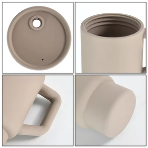 Vaso de Silicona para Bebés de 9oz, Color Mixto, Adorable Vaso Reutilizable en Miniatura con Asa, Regalo para Niños - Product Image 5