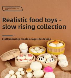 Juguete Antiestrés de PU con Forma de Bollos al Vapor y Dumplings, de Rebote Lento, para Unisex de 0 a 14 Años - Product Image 6