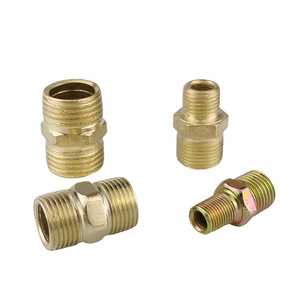 Conector de hierro galvanizado con doble rosca macho, adaptador de 1/2 y 3/4 pulgadas para accesorios de tuberías de agua, gas y aceite - Product Image 2