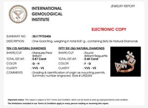 Elegant Diamond Gold Ring for Women Luxury Design Engagement Wedding Gift Fine Jewelry Bright Shine - Product Image 6