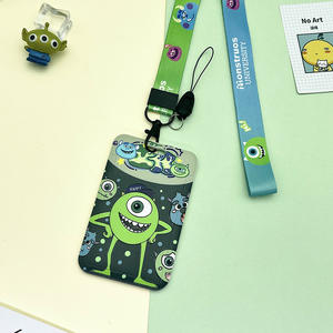 Porta Tarjetas con Cordón, Diseño de Monstruos University, Porta Tarjetas de Identificación Personalizado, Accesorios para Niños, Funda de Plástico para Tarjetas de Identificación - Product Image 2