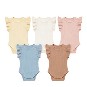 Collezione Estiva 2026: Tutine per Neonati e Bambini in Cotone a Costine, Produzione OEM all'Ingrosso - Product Image 5