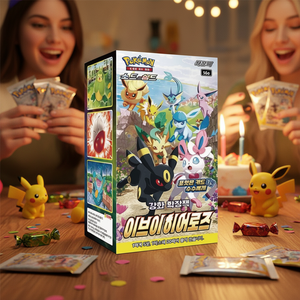 Pokemoned S6a Card Eevee Heroes Pack <b>Box</b> 30 Packs 150 Sheets Paper TCG Collectible Cards Made in Korea for <b>Parties</b> - Product Image 3