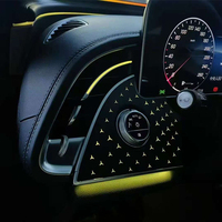 Ensemble de panneau de commande central Starlight amélioré pour Mercedes-Benz W214 (2024-2025) avec éclairage d'ambiance synchronisé pour rénovation intérieure