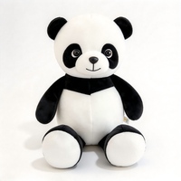 Peluche Panda Personnalisée en Gros, Jouet Doux Rembourré en Coton PP, 25-50cm, Adorable Coussin, Cadeau de Baby Shower, Fabrication OEM