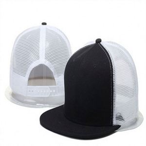 Wholesale Custom 6 Panels <b>Plain</b> Blank Mesh Snapback <b>Caps</b> - Product Image 2