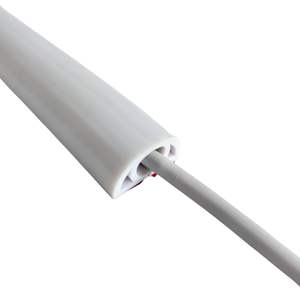 Protection de câble en caoutchouc robuste, <span class=keywords><strong>rampe</strong></span> anti-chute, cache-câble de sol pour atelier et sécurité commerciale, protection de câble en PVC - Product Image 4