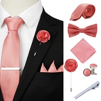 Hi-Tie Herren Krawatte und Polyester Pocket Square Manschetten knöpfe Set mit gewebter Krawatte für Hochzeit Business Party Formal