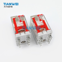 Relais électromécanique Carlo Gavazzi RMIA210230VAC Série RMIA DPDT 10A 230VAC Bobine 8 broches Relais intermédiaire industriel enfichable