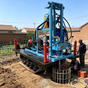 Plataforma de perforación portátil pequeña para pozos de agua, para perforar en rocas metamórficas e ignífugas - Product Image 3