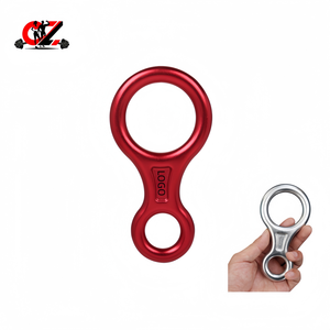 Anillo de Descenso en Forma de 8 de Aleación de Aluminio de Alta Calidad CZFIT, Dispositivo de Escalada Resistente y Duradero para Viajes - Product Image 1