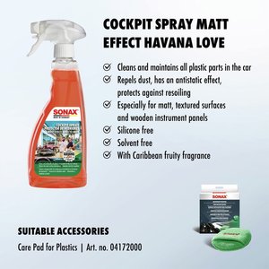 Spray Nettoyant Effet Mat Havana Love 500ml Non Gras Parfum Tropical Pour Soin Intérieur Voiture – Meilleure Vente - Product Image 6