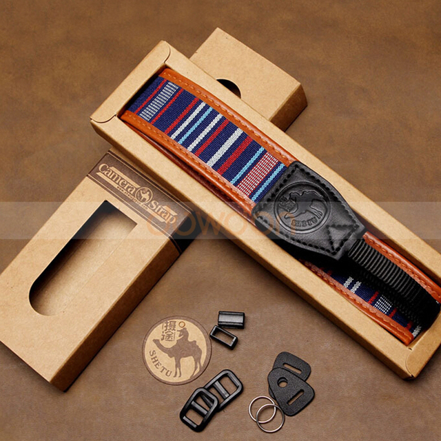 High Quality Adjustable 154cm Geniue Leather Retro Vintage Camera Strap