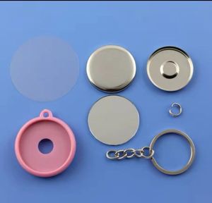 열쇠 고리 플라스틱 핀 휘장으로 58mm /56mm/50mm/44mm/32mm/25mmround 핀 단추 기장 부속