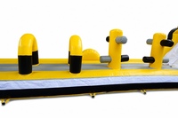 Pista de Obstáculos Inflable Comercial con Temática de Patos Amarillos, de PVC Resistente, para Niños, Carrera de Desafío, Alquiler para Eventos al Aire Libre, Diversión y Juego